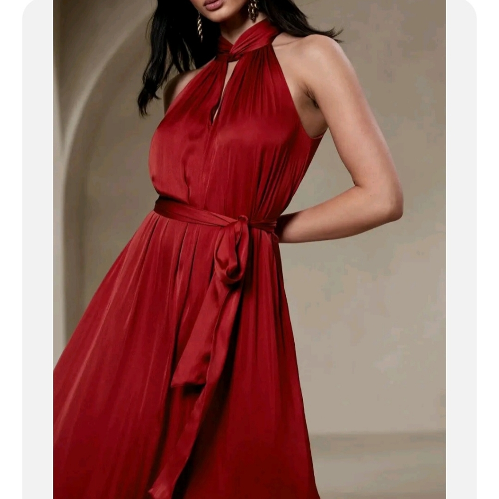 Banana Republic Turner Twisted Maxi Dress, XL, euc, worn once to wedding